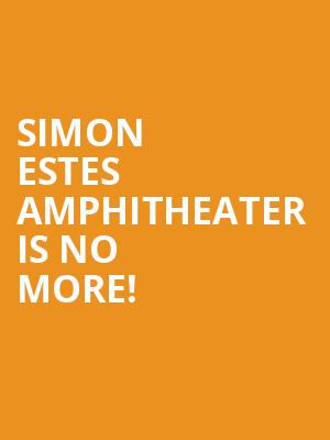 Simon Estes Amphitheater is no more